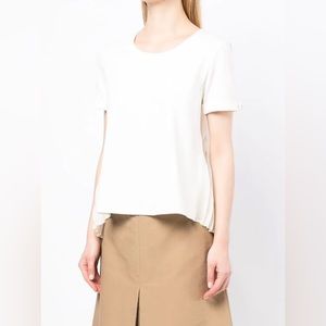 HERNO Bateau Neckline Short Sleeve T-Shirt